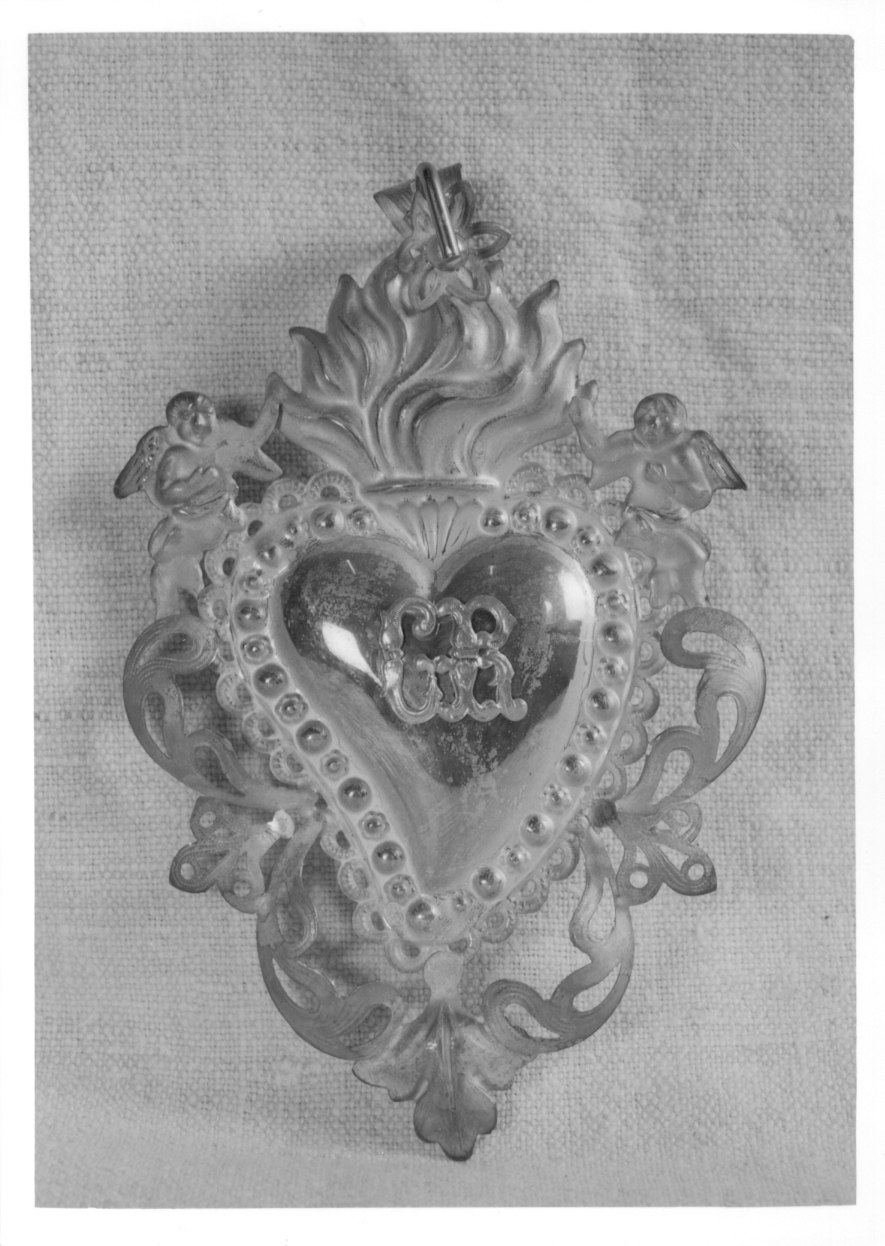 Sacro Cuore di Gesù (ex voto, opera isolata) - ambito piemontese (seconda metà sec. XIX)
