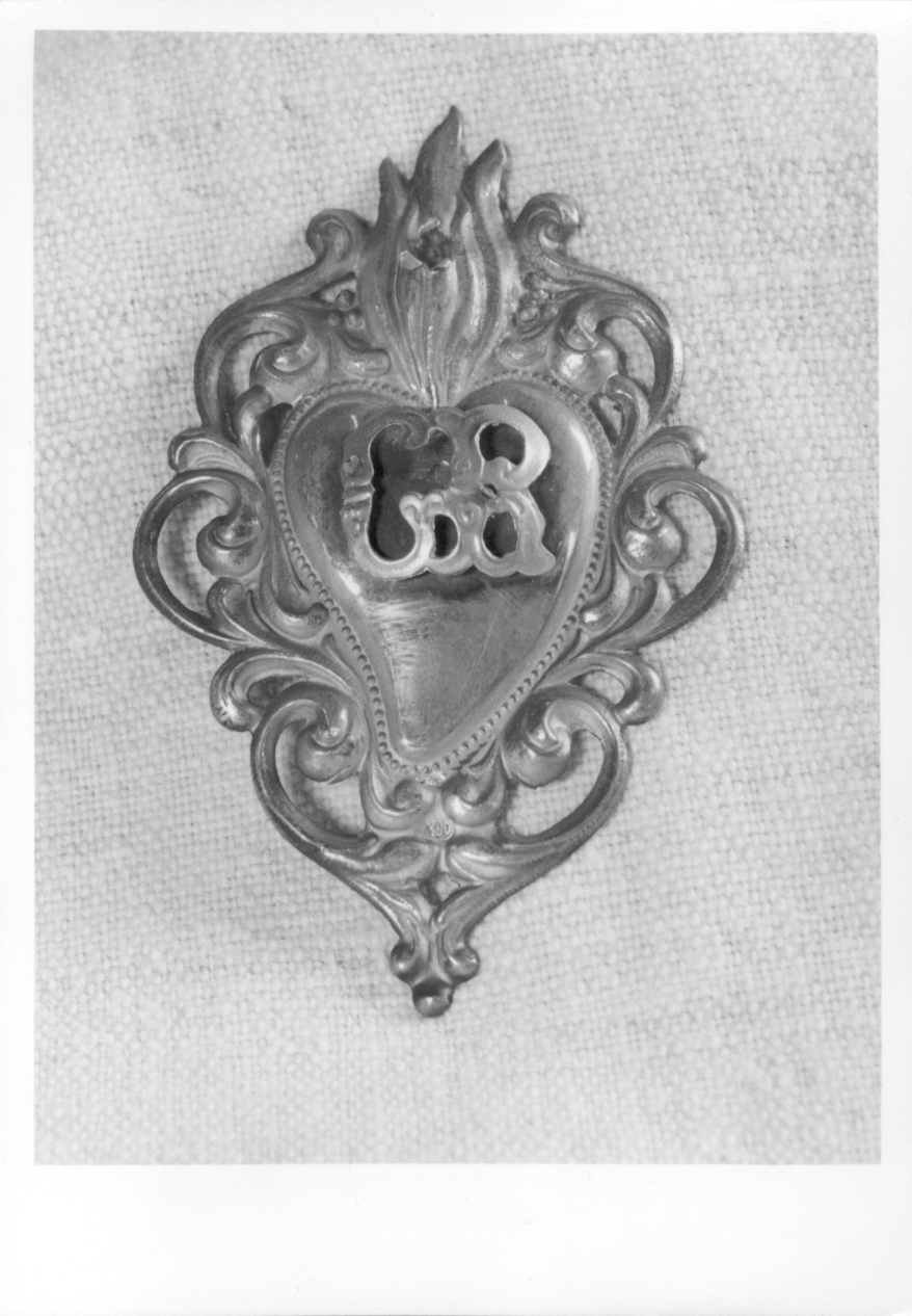 Sacro Cuore di Gesù (ex voto, opera isolata) - ambito piemontese (inizio sec. XX)