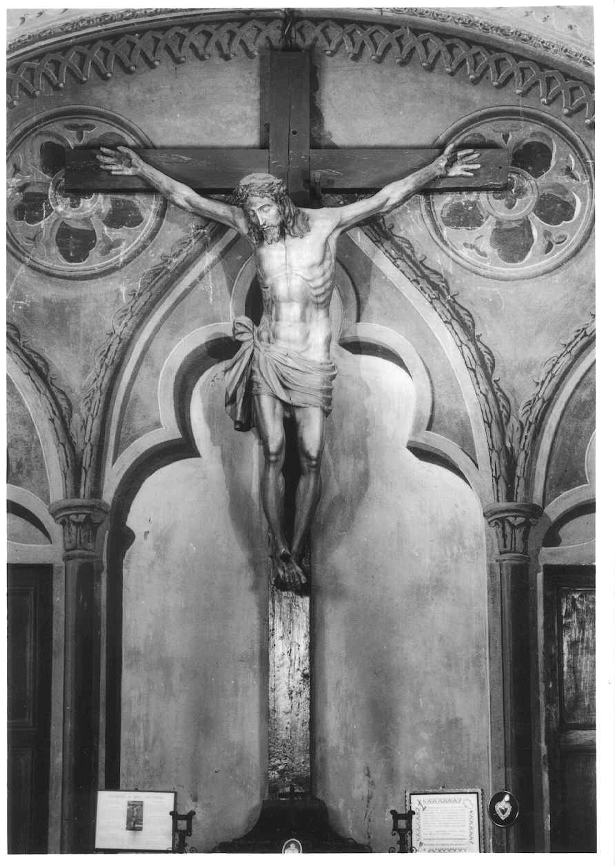 Cristo crocifisso (crocifisso, opera isolata) di Magnetto Gaetano (sec. XIX)