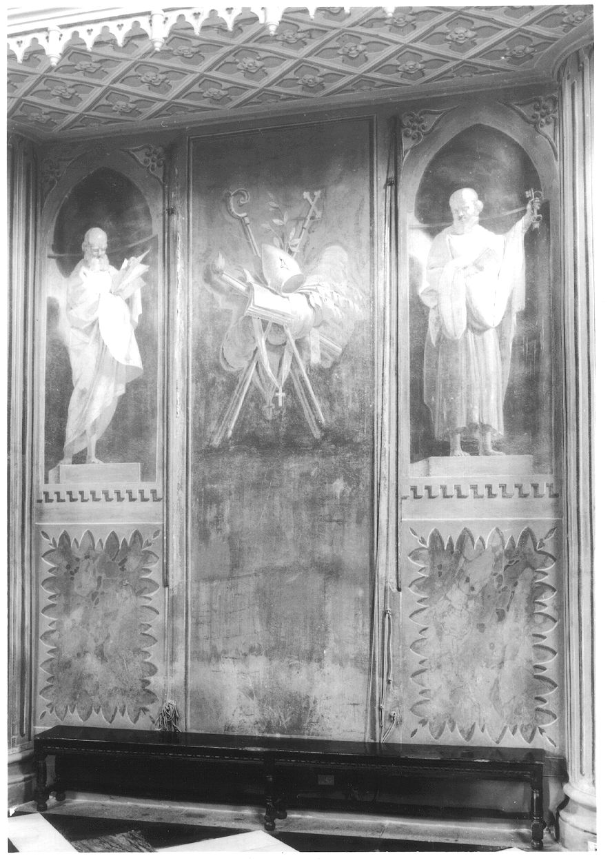 Apostoli (decorazione pittorica, insieme) di Fea Pietro (fine sec. XVIII)