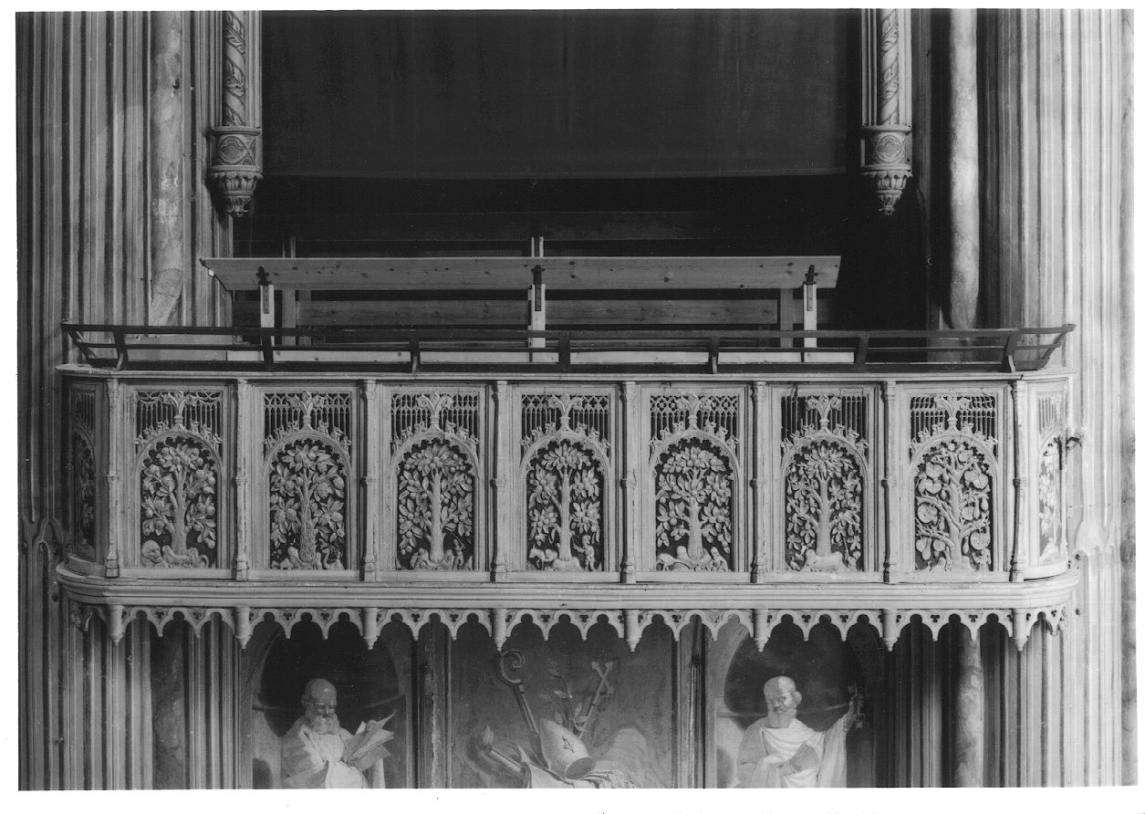 cantoria, elemento d'insieme di Del Maino Giacomo (ultimo quarto sec. XV)