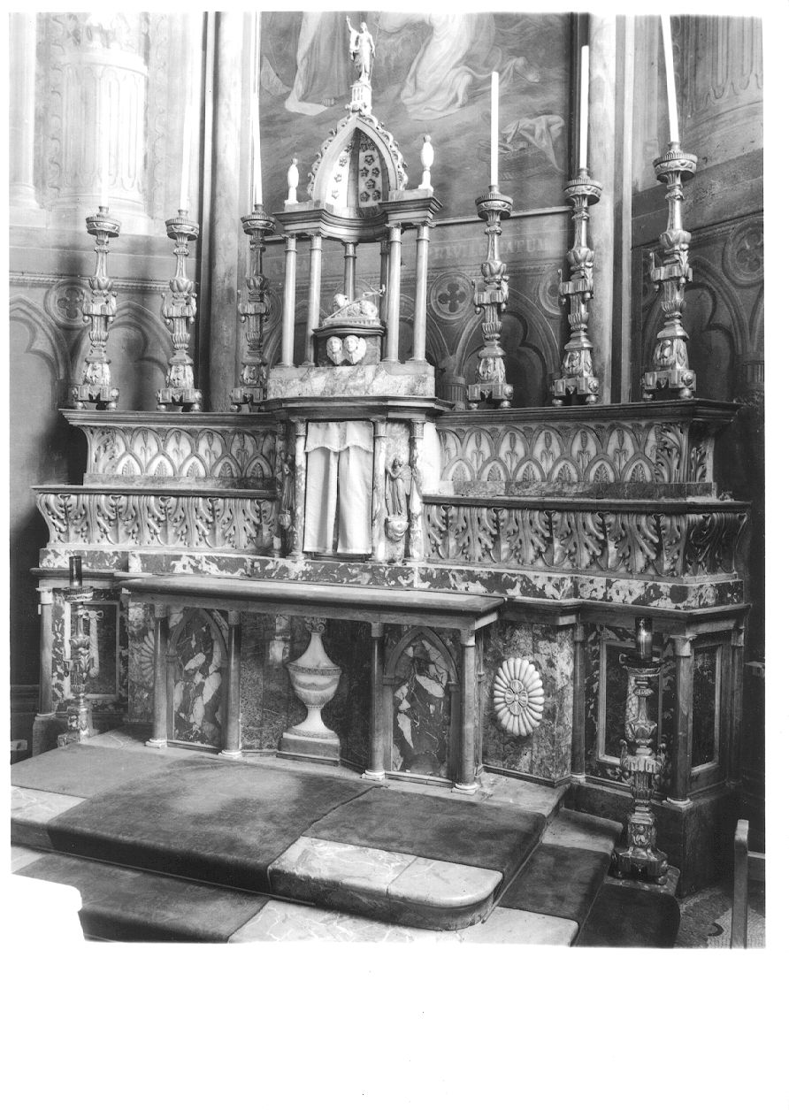 altare, opera isolata di Catella Stefano (sec. XIX)
