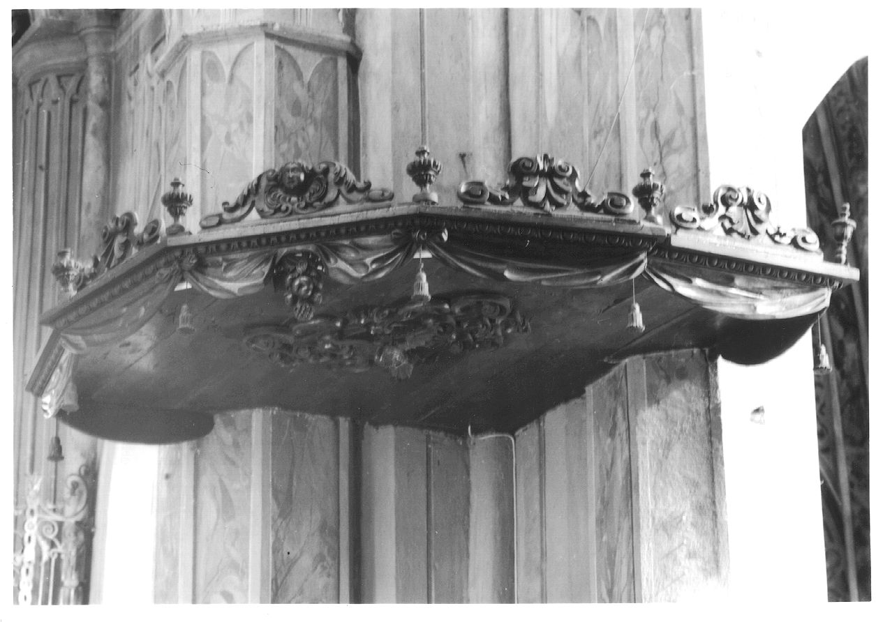 baldacchino, elemento d'insieme di Termine Bartolomeo (attribuito) (seconda metà sec. XVII)