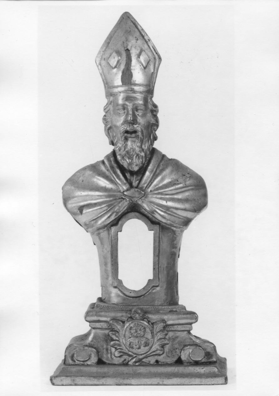 San Biagio (reliquiario - a busto, opera isolata) - ambito biellese (secondo quarto sec. XVIII)