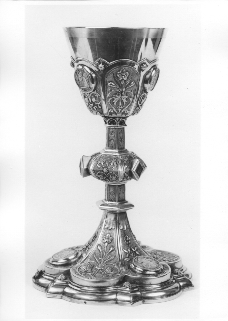 Madonna con Bambino (calice, opera isolata) - ambito piemontese (inizio sec. XX)