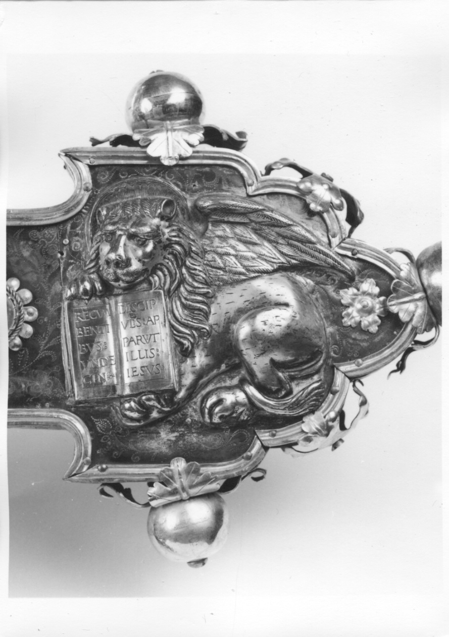 simbolo di San Marco: leone (placchetta) di De Ferraris Francesco, De Curte Damiano (inizio sec. XVI)