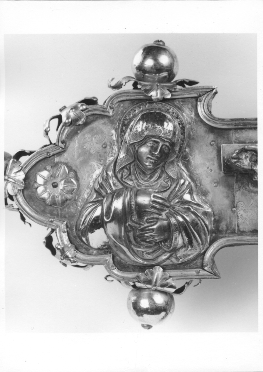 Madonna Addolorata (placchetta) di De Ferraris Francesco, De Curte Damiano (inizio sec. XVI)