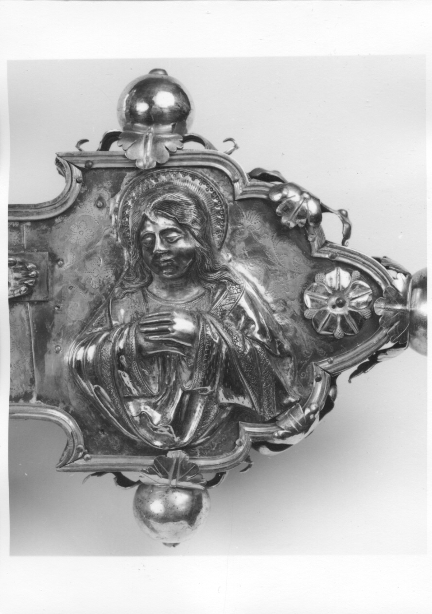 San Giovanni Evangelista (placchetta) di De Ferraris Francesco, De Curte Damiano (inizio sec. XVI)