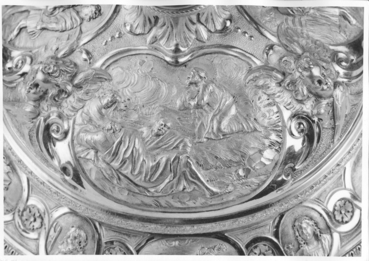 orazione di Cristo nell'orto di Getsemani (decorazione a sbalzo) di Paraud Pierre (fine/inizio secc. XVIII/ XIX)