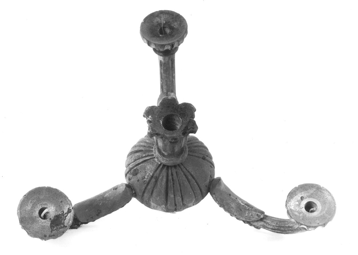 lampadario - a bracci, opera isolata - produzione piemontese (secondo quarto sec. XX)