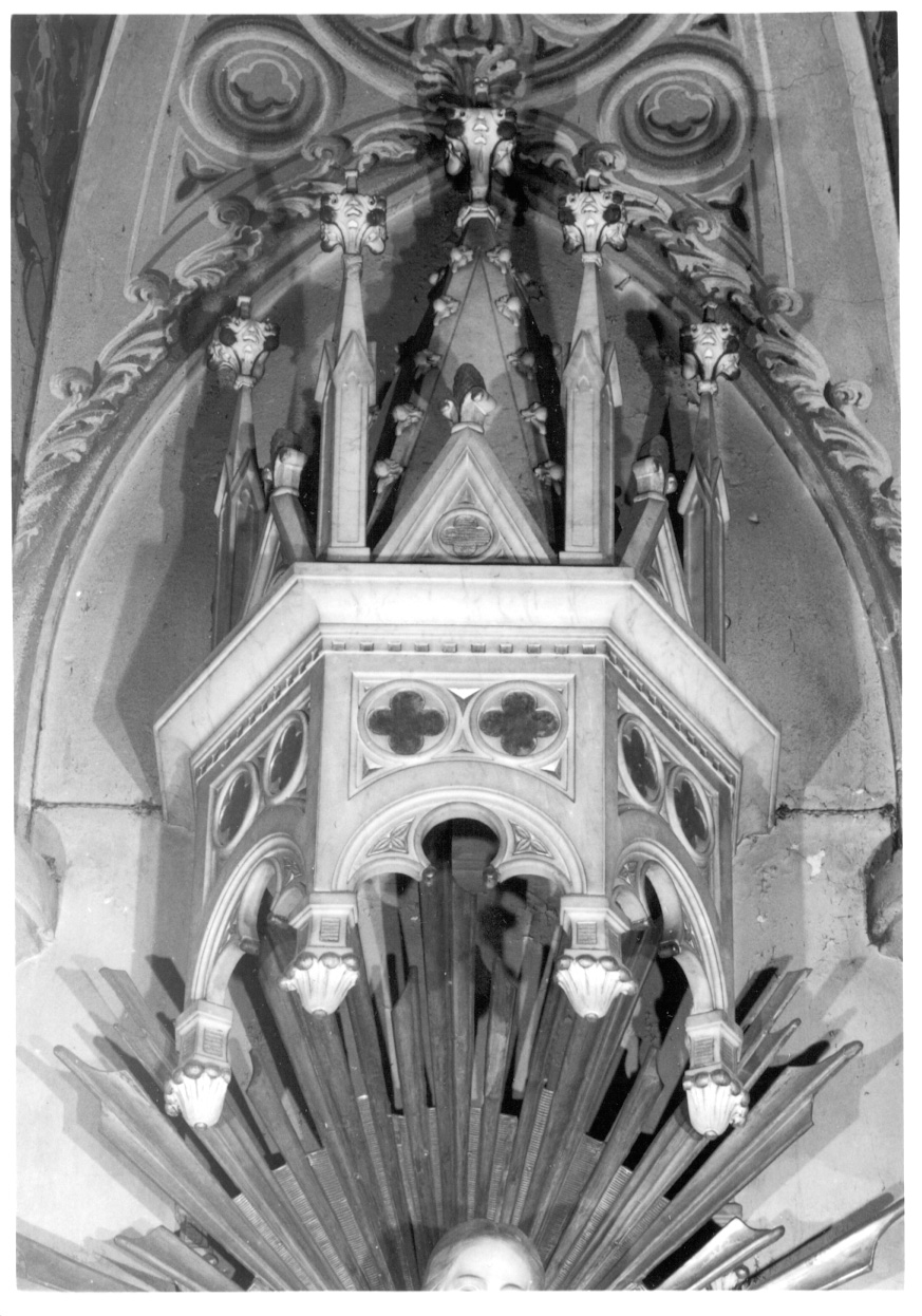 baldacchino, opera isolata di Feroggio Giovanni Battista - ambito italiano (prima metà sec. XX)