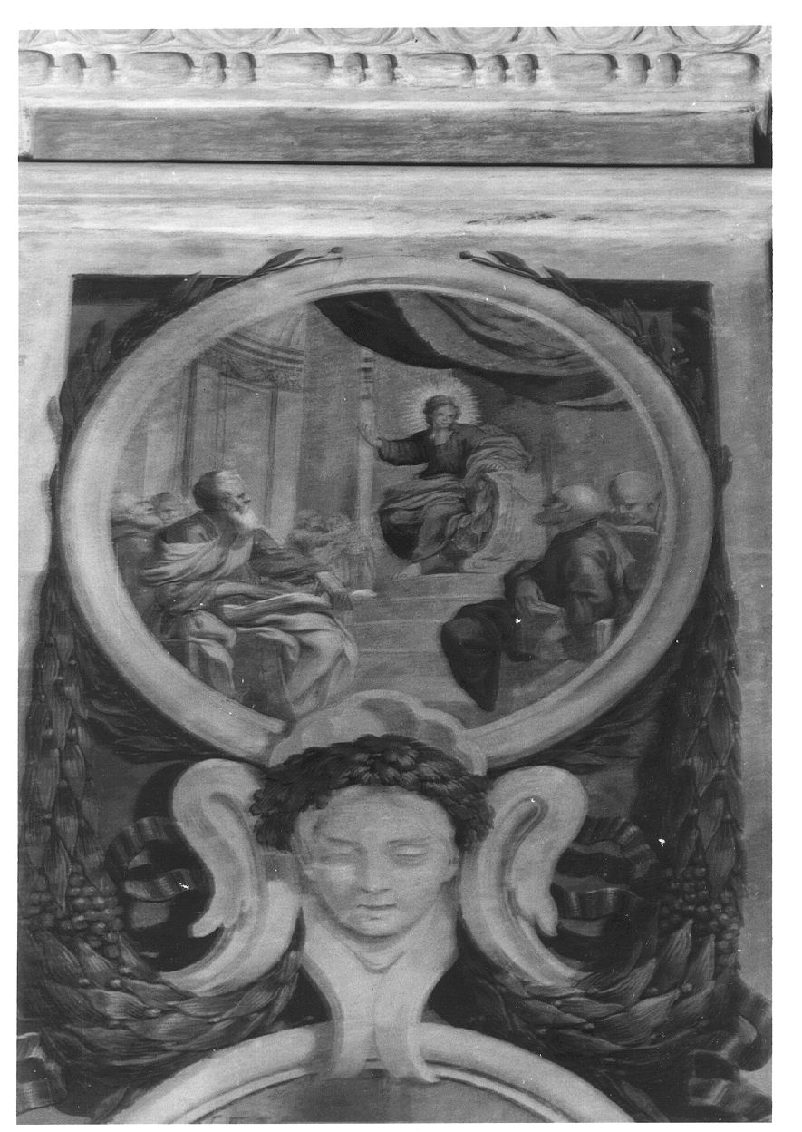 disputa di Gesù con i dottori nel tempio (dipinto, ciclo) di Besozzi Giovanni Ambrogio (seconda metà sec. XVII)