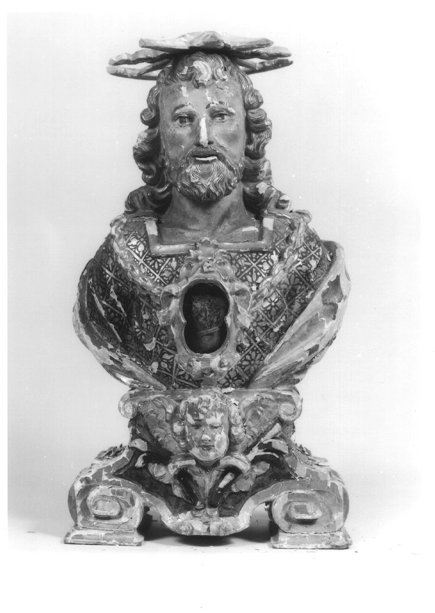 San Vincenzo (reliquiario - a busto, opera isolata) - bottega lombarda (metà sec. XVII)
