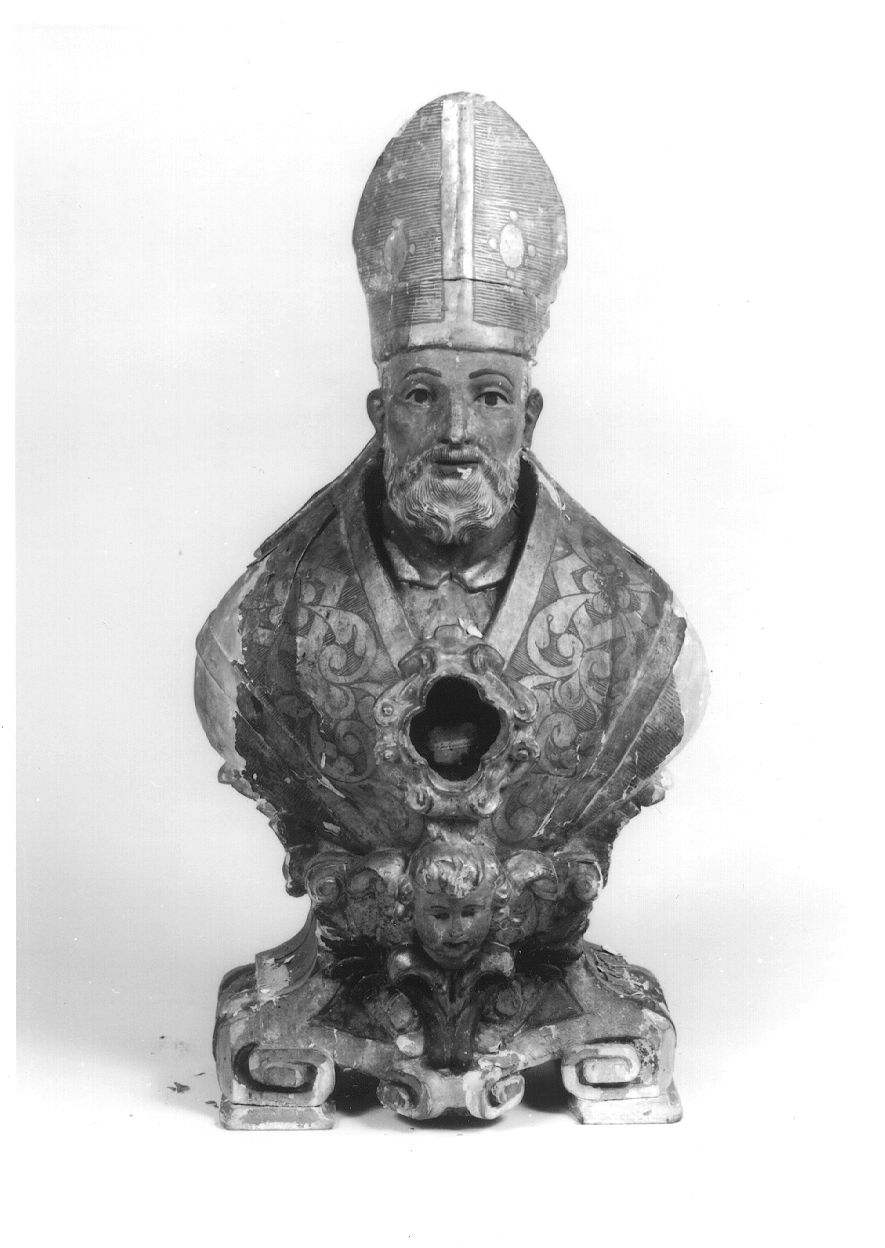 San Valentiniano (reliquiario - a busto, opera isolata) - bottega lombarda (metà sec. XVII)