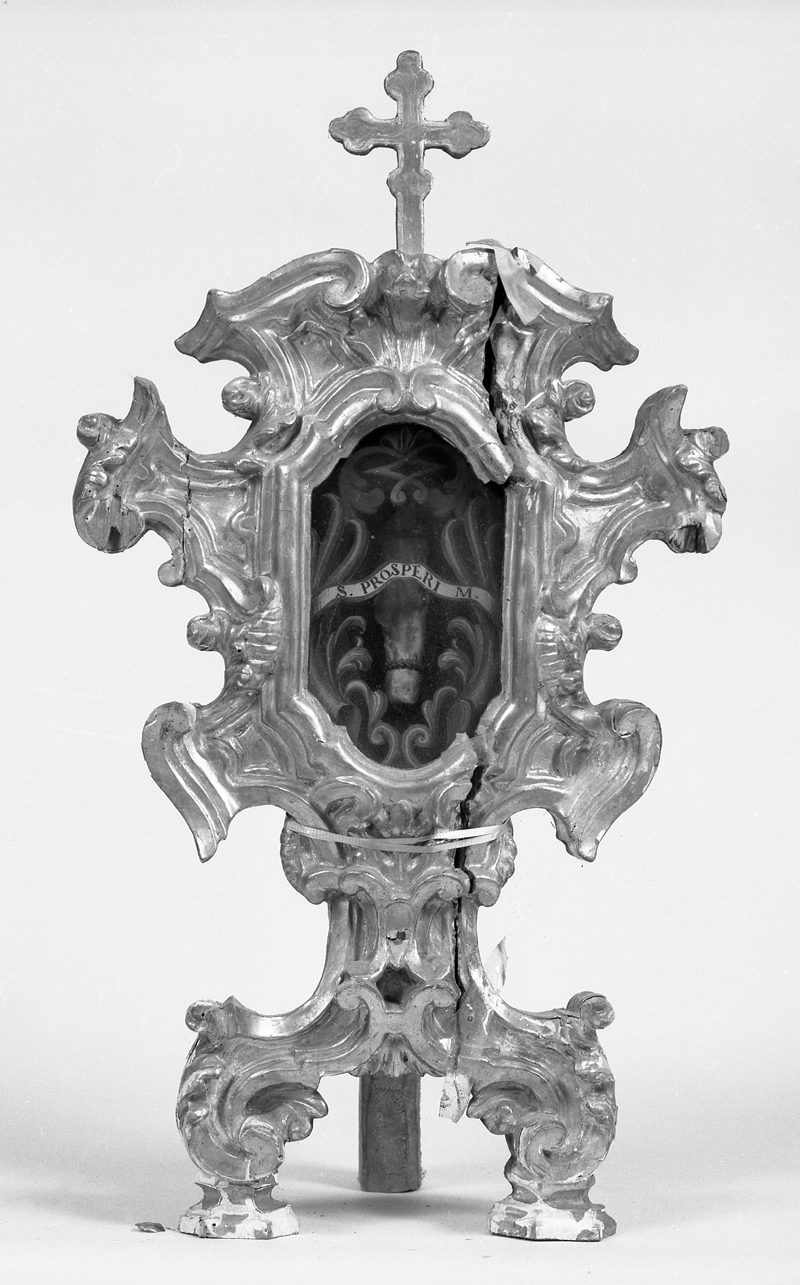 reliquiario architettonico, opera isolata - bottega lombarda (metà sec. XVIII)