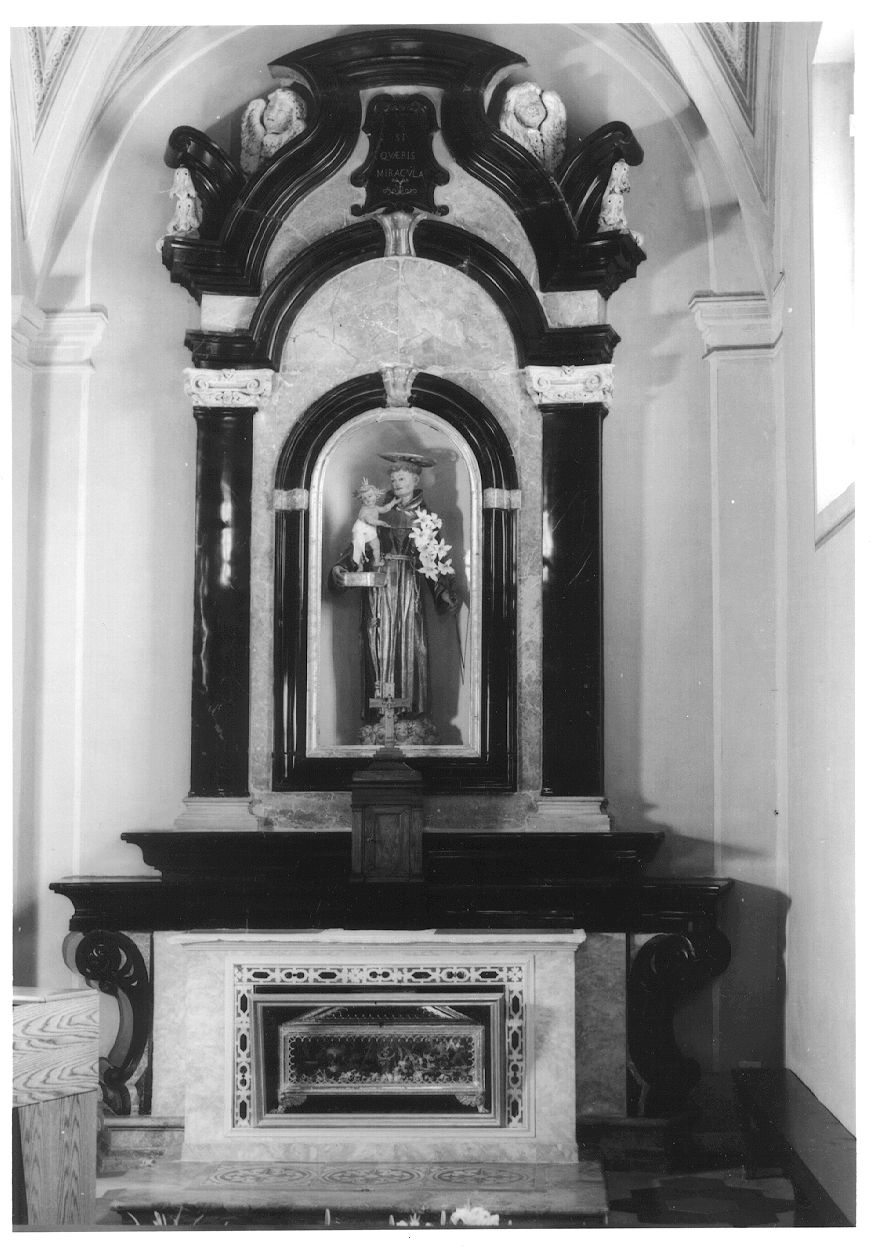 altare, elemento d'insieme - ambito lombardo (prima metà sec. XVIII, sec. XX)