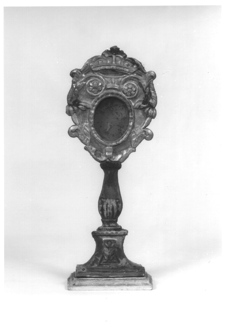 reliquiario - a ostensorio, opera isolata - produzione lombarda (seconda metà sec. XIX)