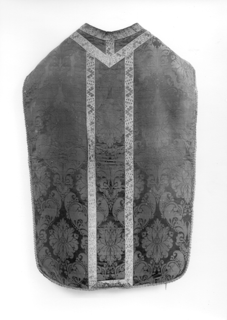 paramento liturgico, insieme - manifattura italiana (fine/inizio secc. XVII/ XVIII)