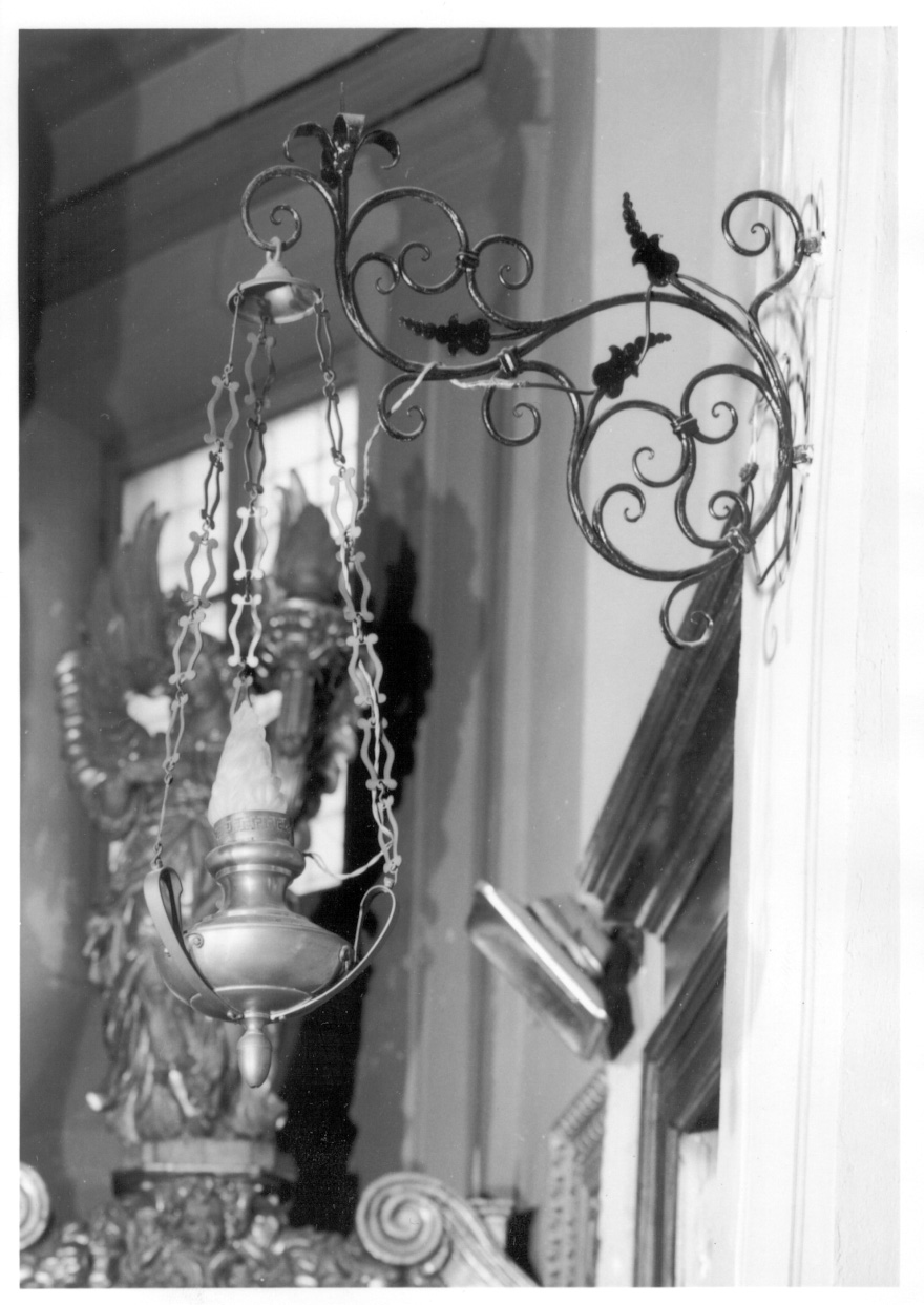 lampada pensile, serie - produzione novarese (primo quarto sec. XX)