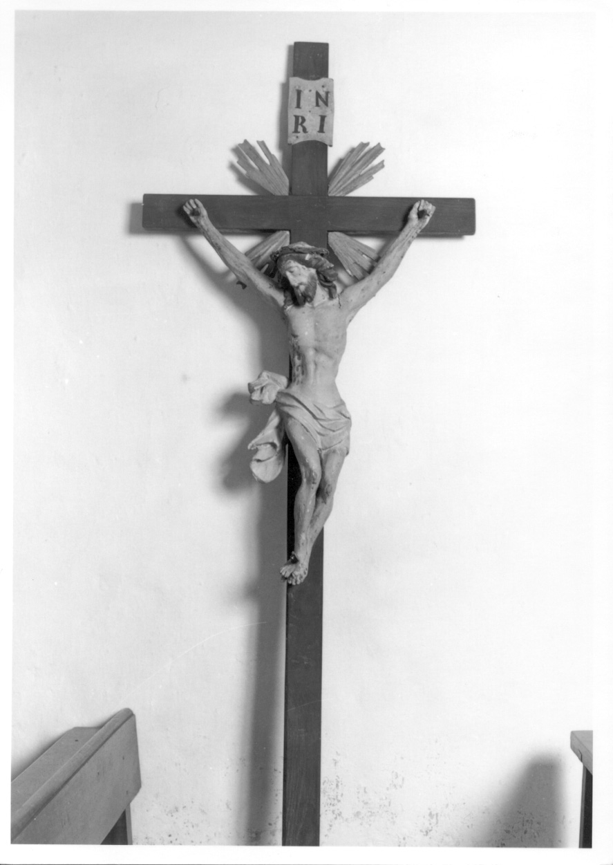 Cristo crocifisso (crocifisso, opera isolata) - ambito novarese (sec. XVIII)