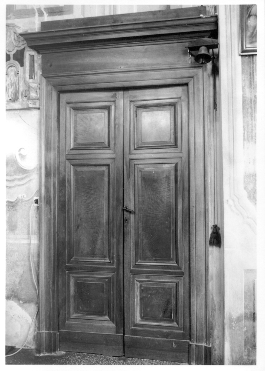 porta - a due battenti, opera isolata - ambito novarese (sec. XIX)