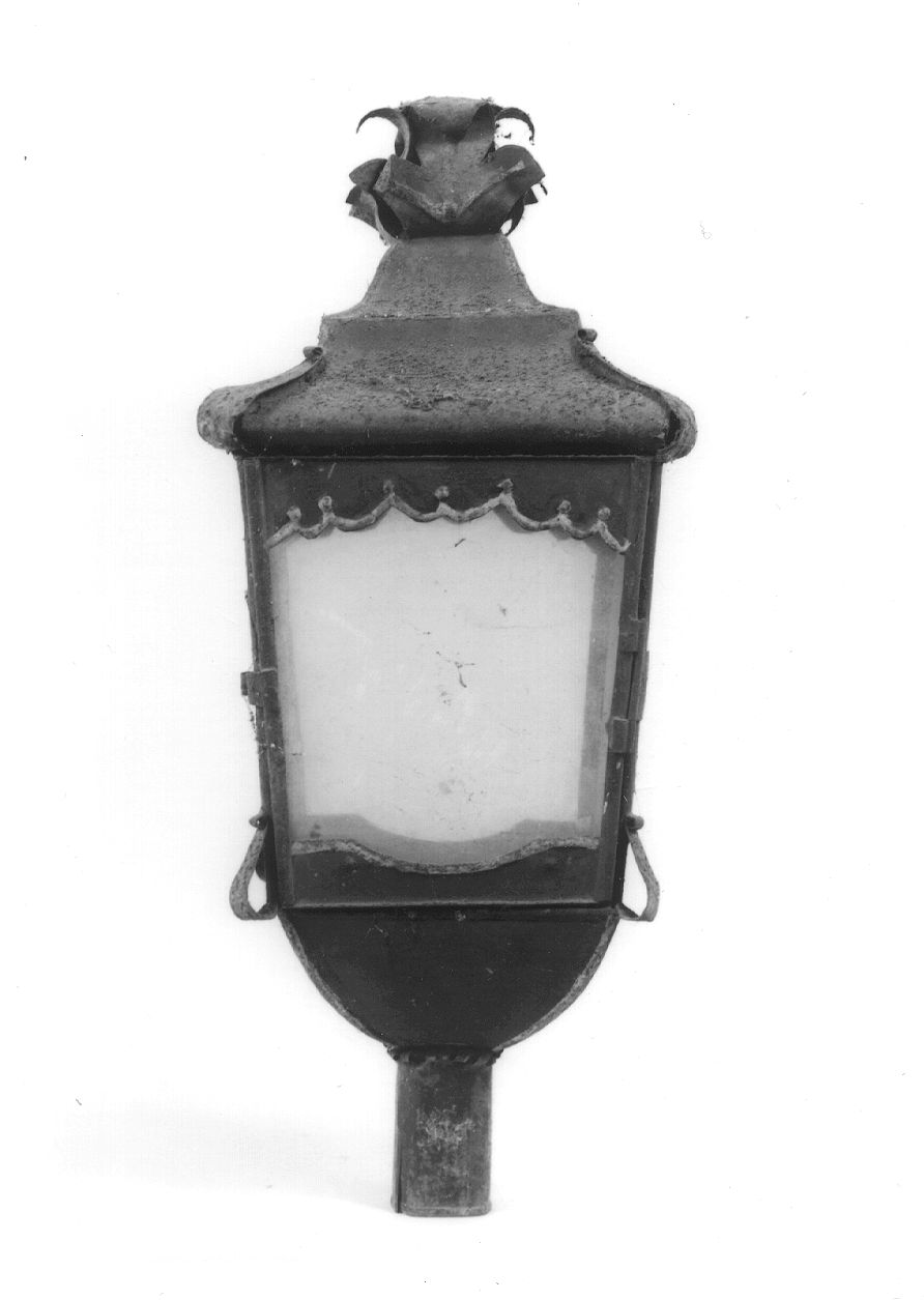 lanterna processionale, opera isolata - ambito novarese (sec. XIX)