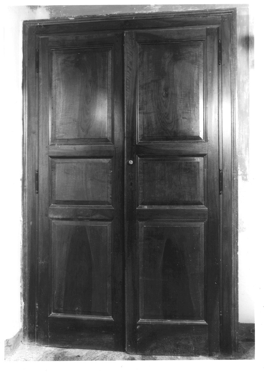 armadio - a muro, opera isolata - ambito novarese (sec. XIX)