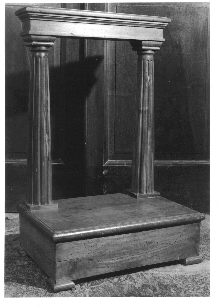 inginocchiatoio, serie - ambito novarese (sec. XIX)