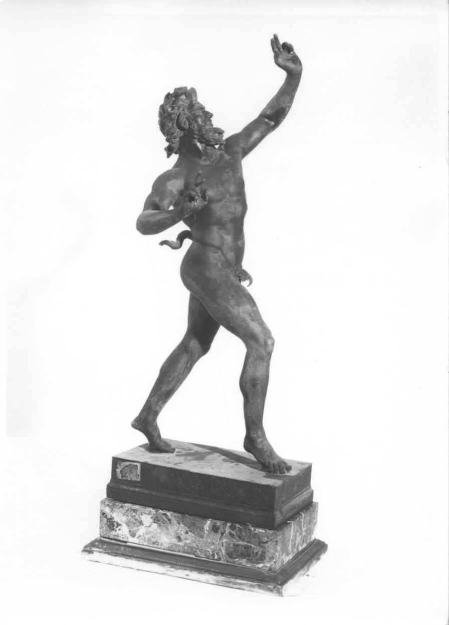 FAUNO DANZANTE, Fauno (statuetta, opera isolata) - bottega napoletana (seconda metà sec. XIX)