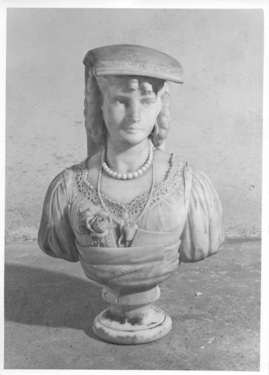 CIOCIARELLA, busto femminile (busto, opera isolata) di Carnevale Giuseppe (ultimo quarto sec. XIX)