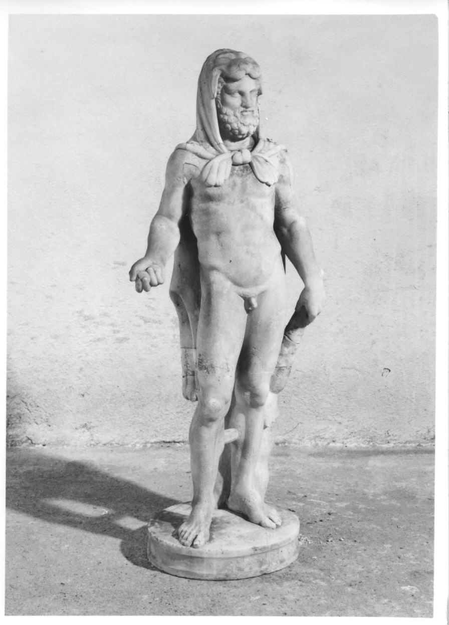 Ercole nel giardino delle Esperidi (statua, opera isolata) - produzione romana (seconda metà sec. I)