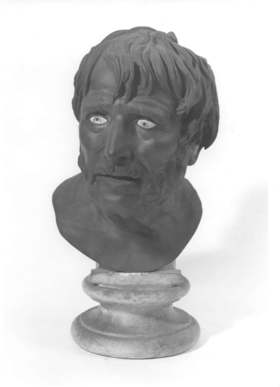 PSEUDO-SENECA, busto ritratto d'uomo (busto, opera isolata) - bottega napoletana (seconda metà sec. XIX)