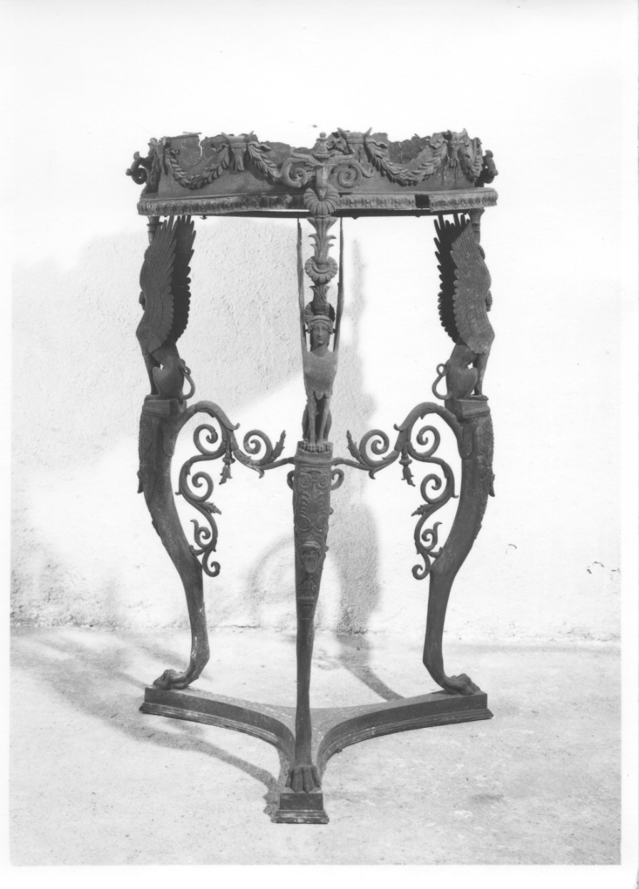 arpie (tripode, opera isolata) - ambito napoletano (seconda metà sec. XIX)