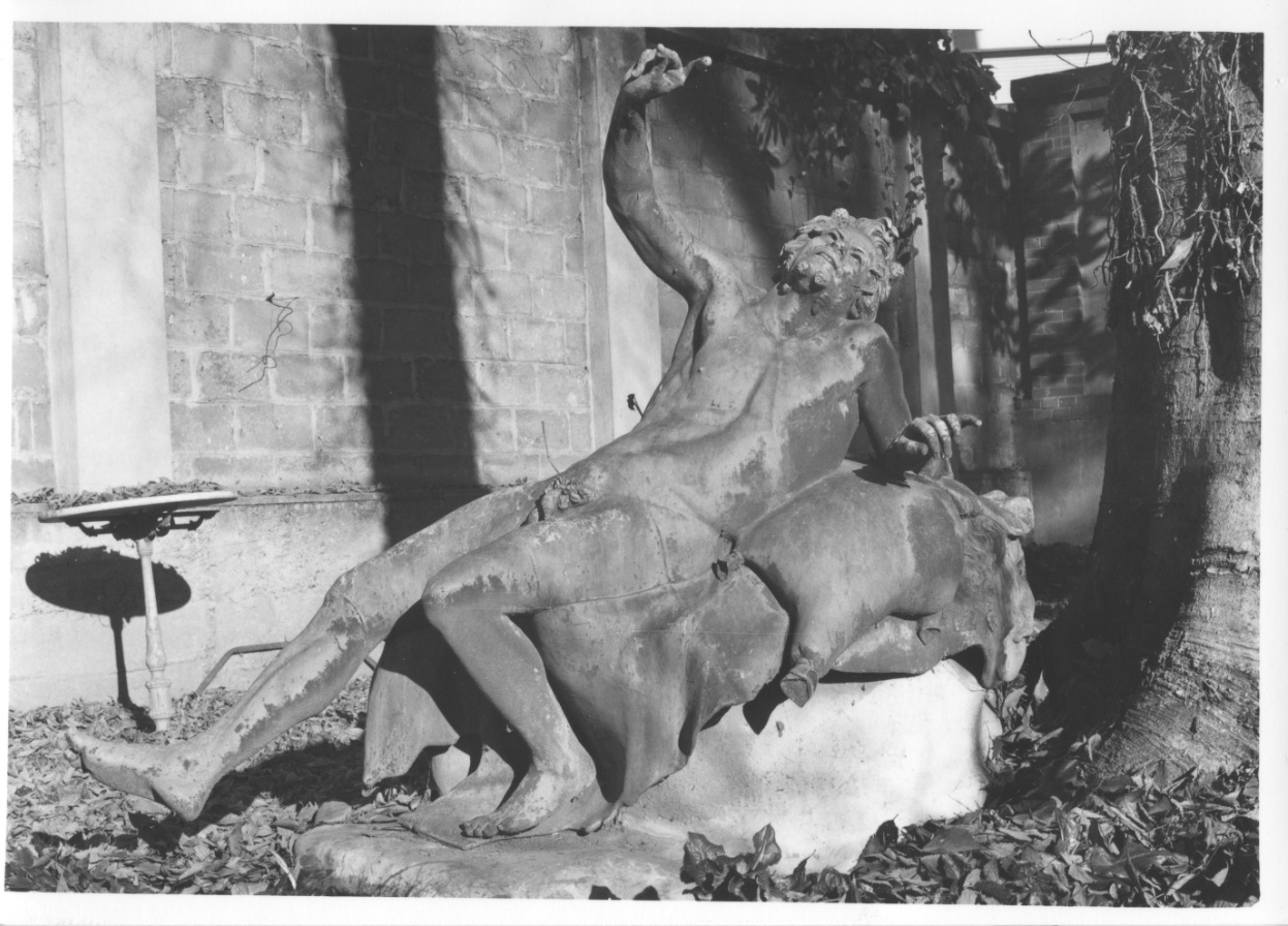 Fauno ebbro, Fauno (statua, opera isolata) - bottega napoletana (seconda metà sec. XIX)