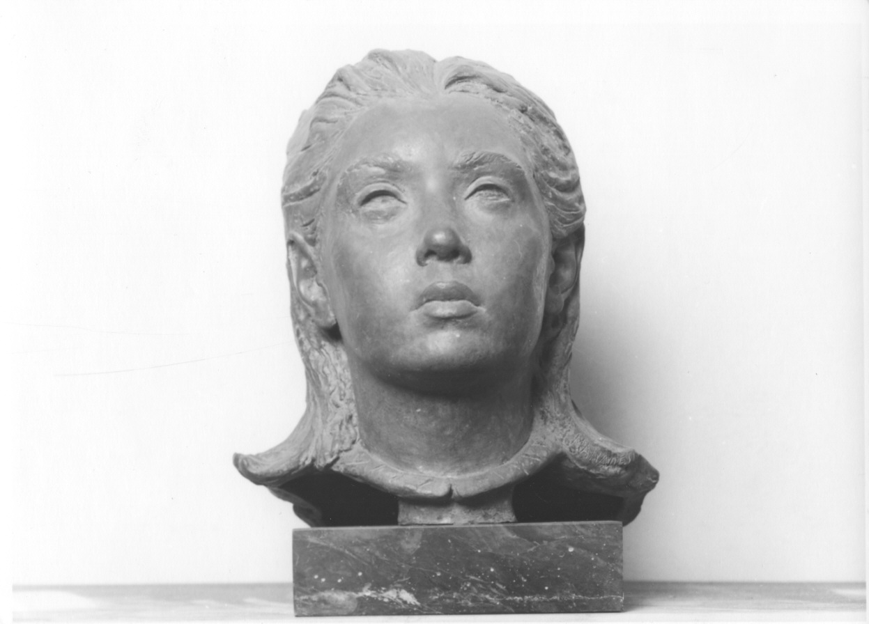 testa di fanciulla (scultura, opera isolata) di Manaresi (prima metà sec. XX)