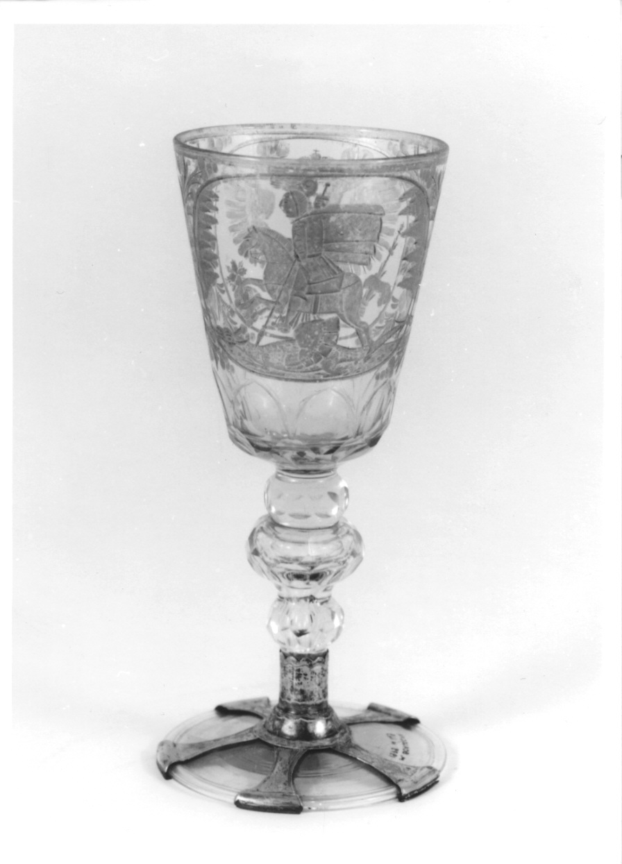 bicchiere, opera isolata - manifattura viennese (?) (seconda metà sec. XVII)
