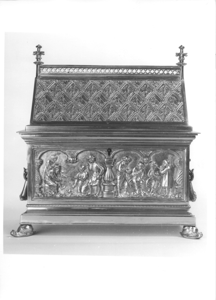 cofanetto, opera isolata - produzione tedesca (seconda metà sec. XIX)