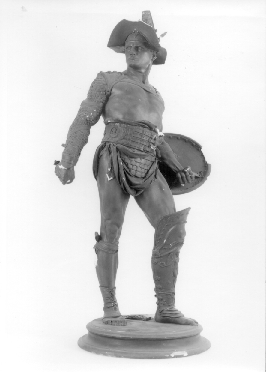 gladiatore (statuetta, opera isolata) di Stehle Alois (seconda metà sec. XIX)