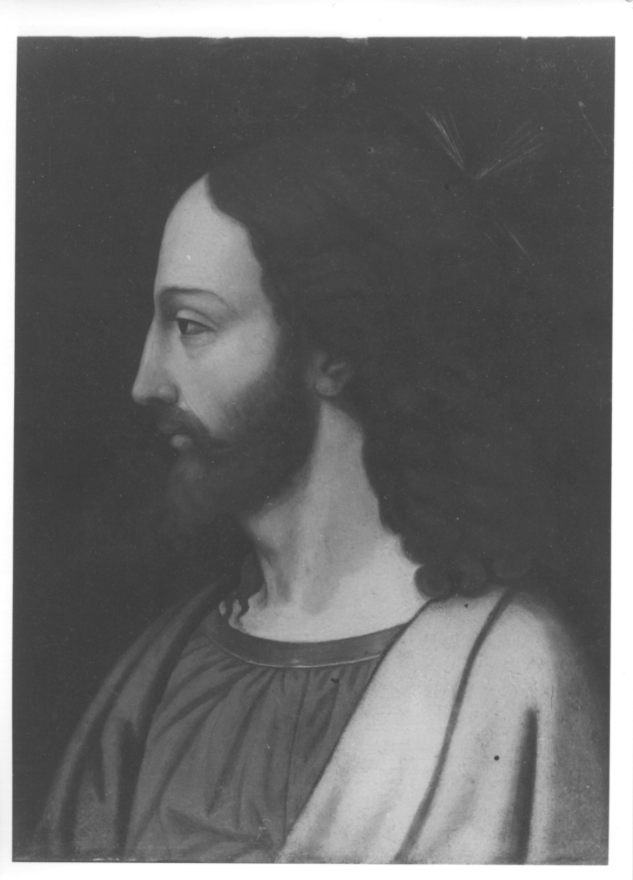 Cristo (dipinto, opera isolata) - bottega Italia settentrionale (seconda metà sec. XIX)