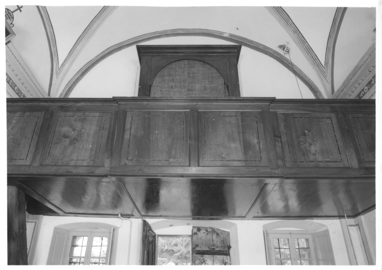 monogramma cristologico (cantoria, opera isolata) - bottega della Val Formazza (secondo quarto sec. XIX)