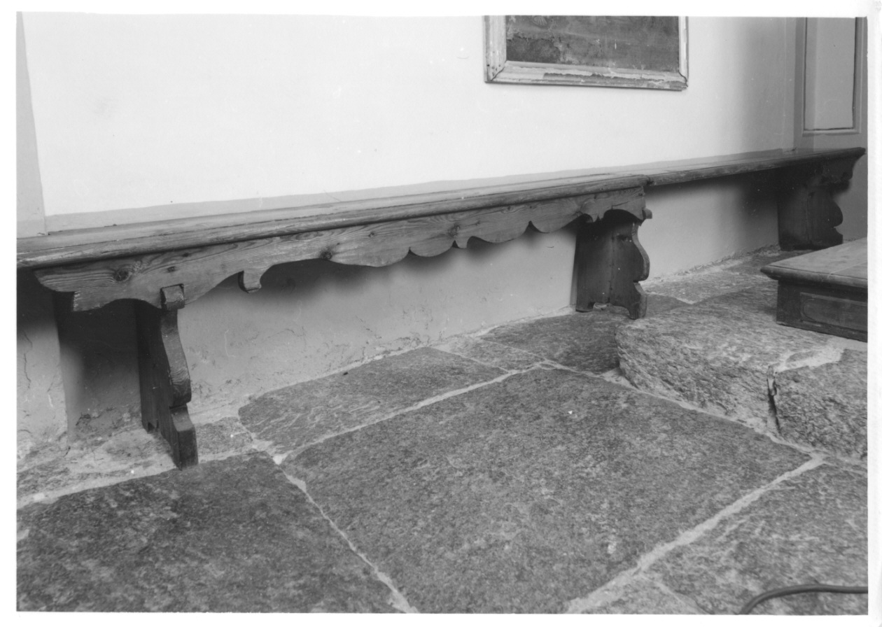 panca, serie - bottega della Val Formazza (sec. XIX)