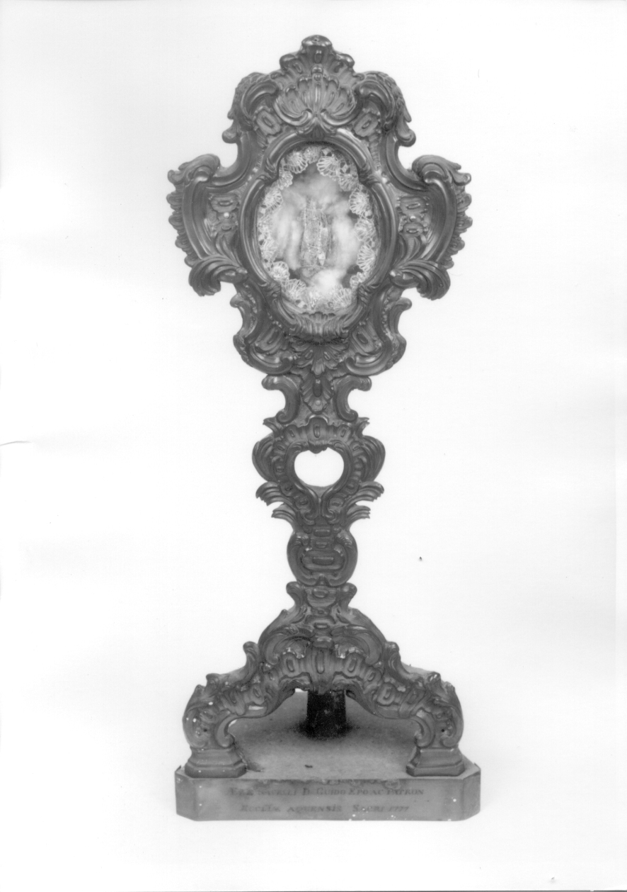 reliquiario - a ostensorio, serie di Valle Giovanni Giuseppe (ultimo quarto sec. XVIII)