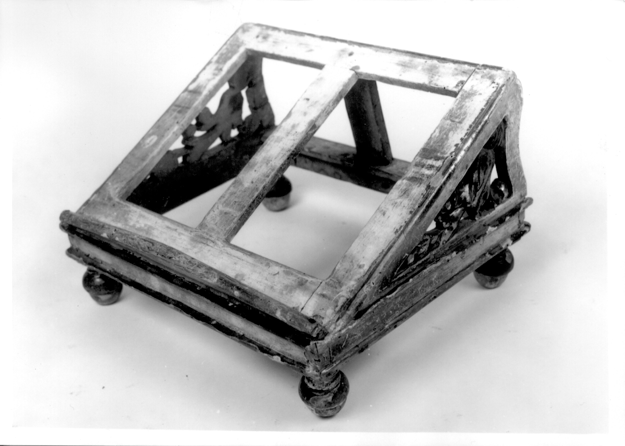 leggio d'altare, opera isolata - ambito ligure-piemontese (metà sec. XIX)