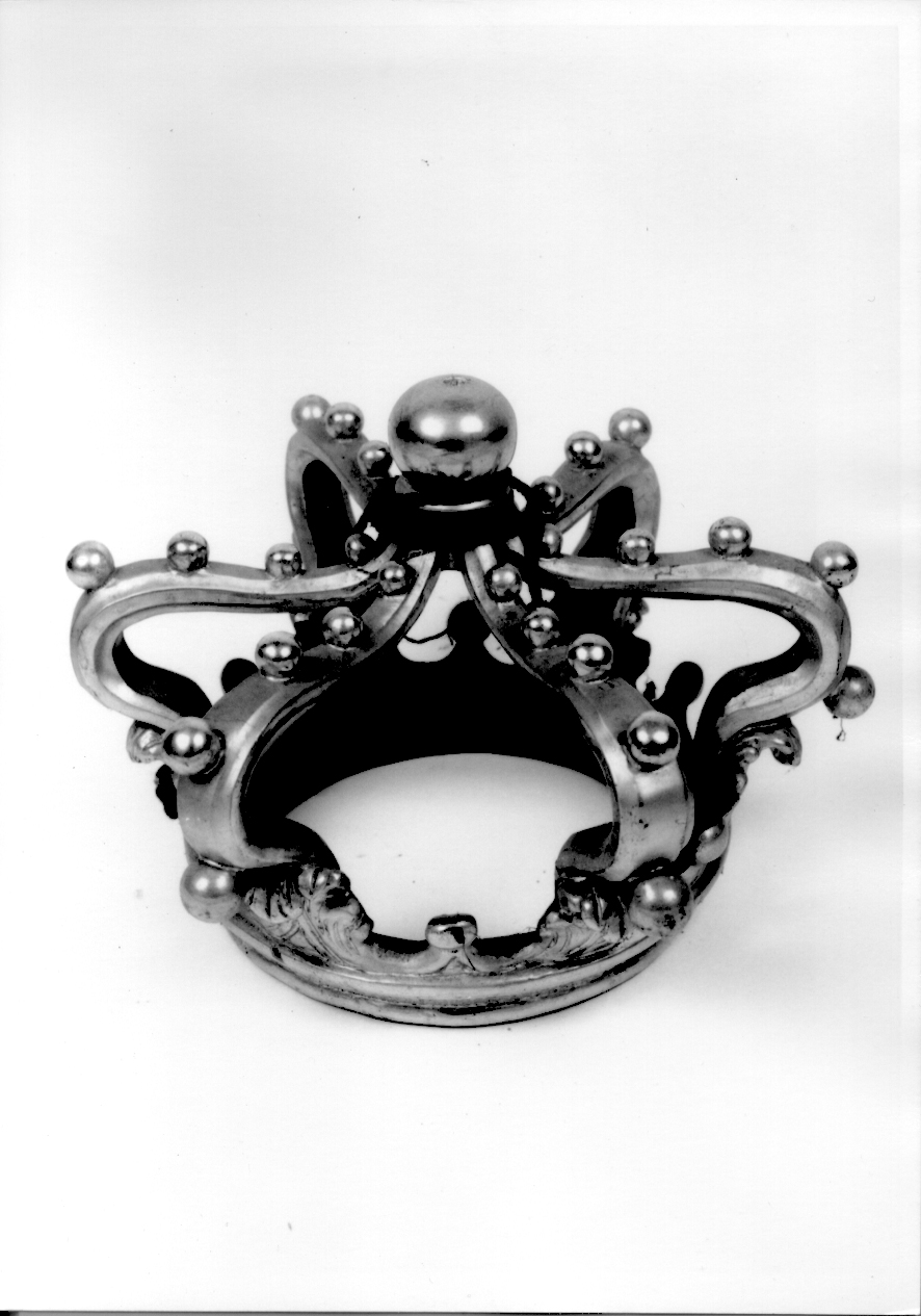 corona da statua, opera isolata - ambito ligure-piemontese (sec. XIX)