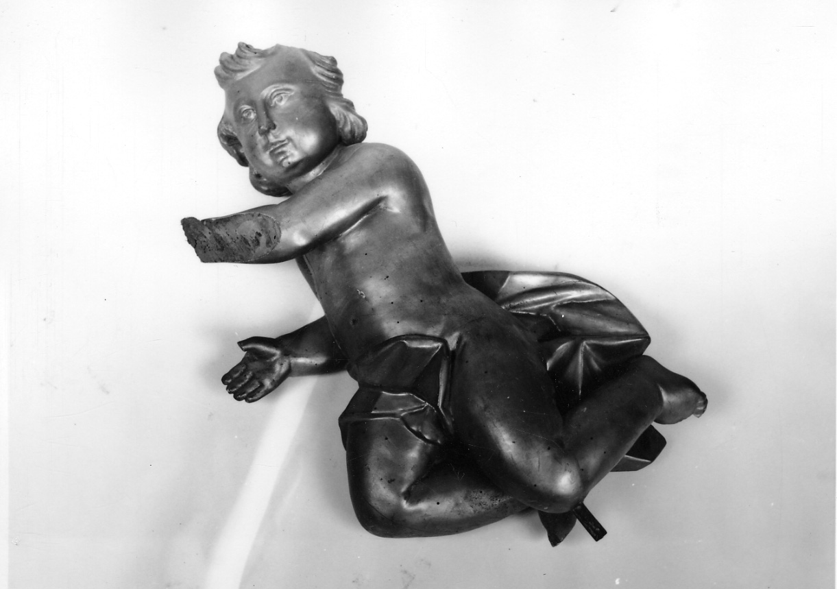 cherubino (scultura, elemento d'insieme) - ambito ligure-piemontese (seconda metà sec. XVIII)