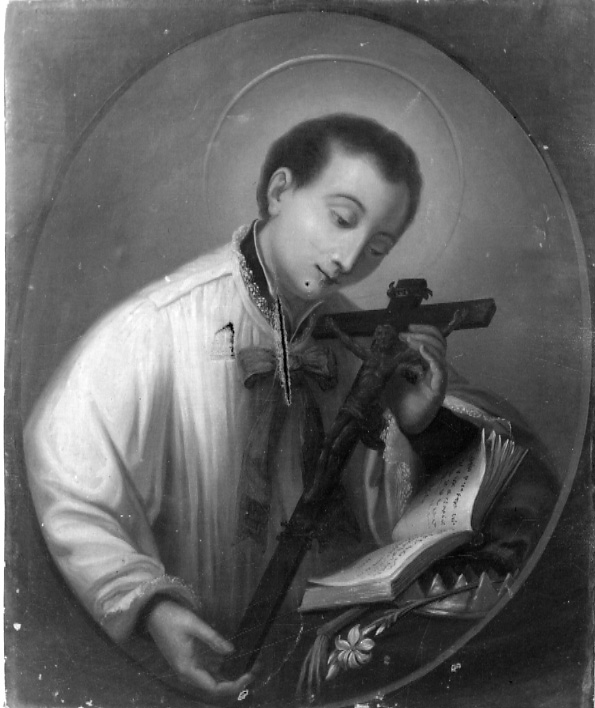 San Luigi Gonzaga (dipinto, opera isolata) - ambito ligure-piemontese (ultimo quarto sec. XVIII)