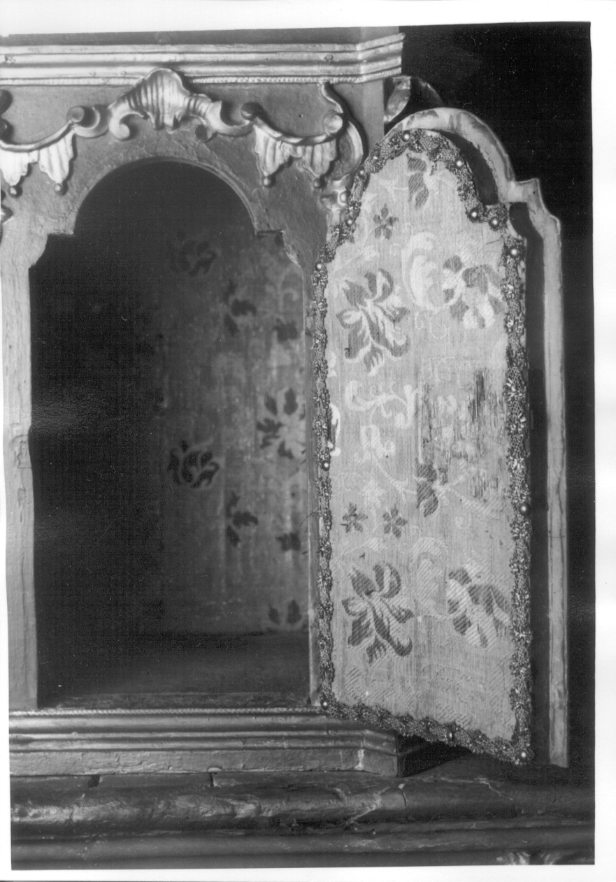 motivi decorativi vegetali (tabernacolo) - ambito piemontese (metà sec. XVIII)