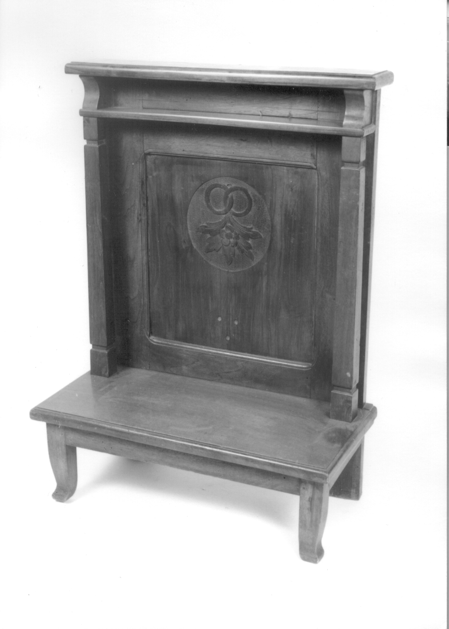 motivo decorativo fitomorfo (inginocchiatoio, opera isolata) - ambito alessandrino (secondo quarto sec. XX)