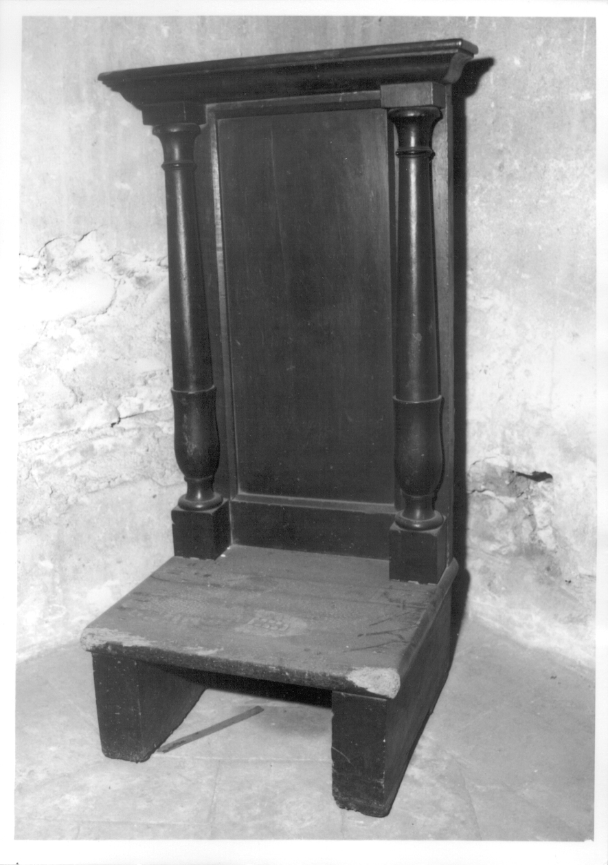 inginocchiatoio, opera isolata - ambito piemontese (prima metà sec. XIX)