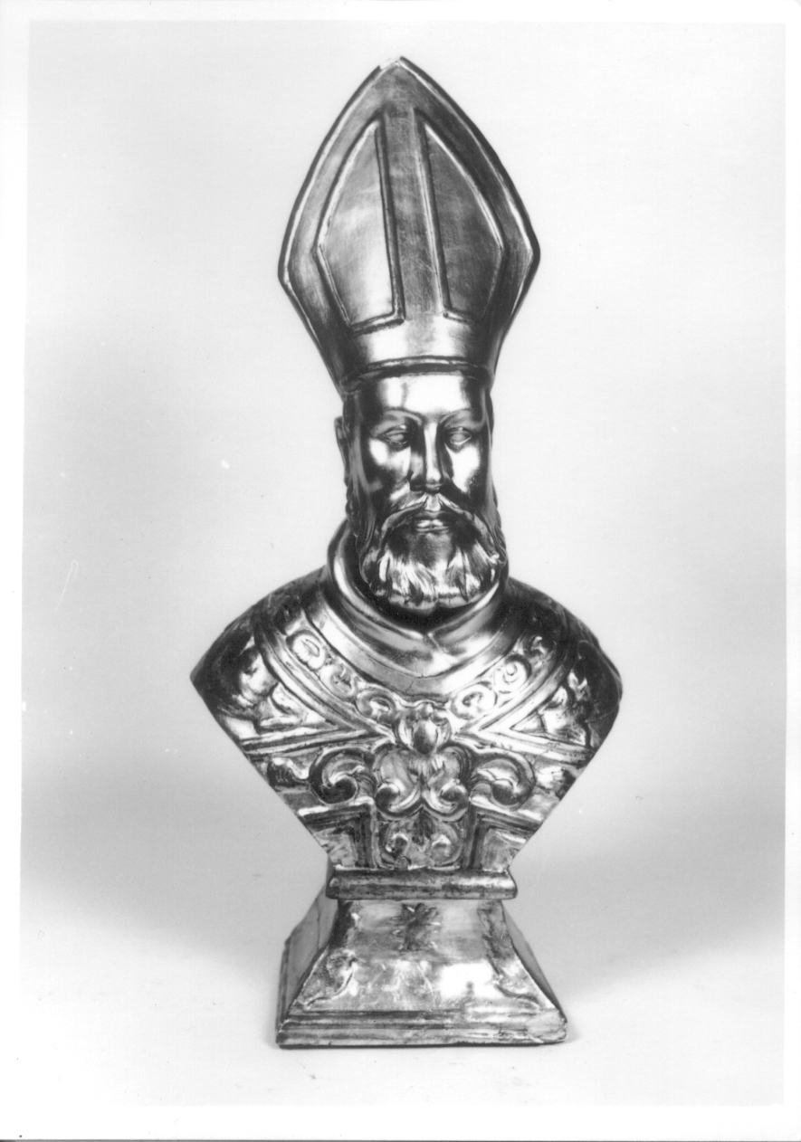 vescovo (busto, opera isolata) - ambito piemontese (prima metà sec. XX)